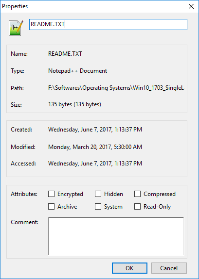 windows disk catalog text only