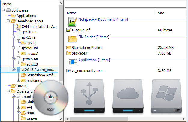 Index files and folders on your drives