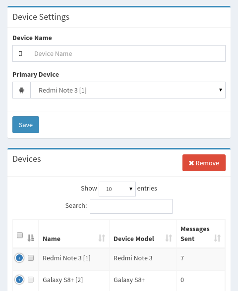 Use multiple devices to send mass SMS